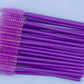 50 piezas  color violeta cepillo de pestañas desechables